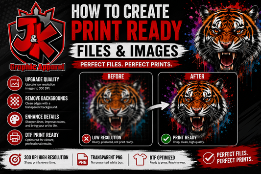 Create DTF Print Ready Files & Images